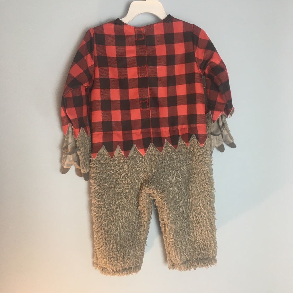 Werewolf costume outfit Halloween plaid lumberjack - Picture 2 of 8